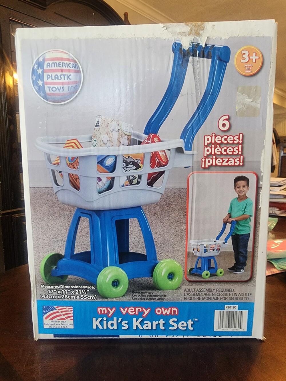 American Plastic Toys My Very Own Kid's Shopping Cart Set